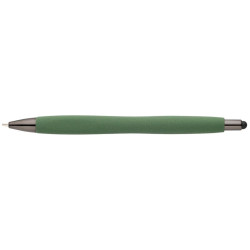 Stylo bille personnalisé stylet en plastique recyclé finition pierre