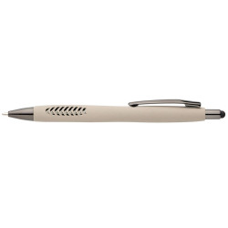 Stylo bille personnalisé stylet en plastique recyclé finition pierre