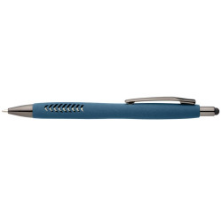 Stylo bille personnalisé stylet en plastique recyclé finition pierre