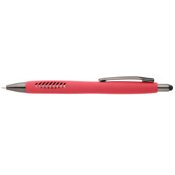 Stylo bille personnalisé stylet en plastique recyclé finition pierre