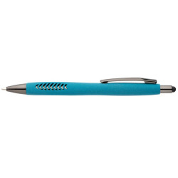 Stylo bille personnalisé stylet en plastique recyclé finition pierre