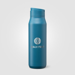 Gourde en acier inoxydable personnalisée avec support téléphone 750 ml