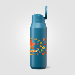 Gourde en acier inoxydable personnalisée avec support téléphone 750 ml