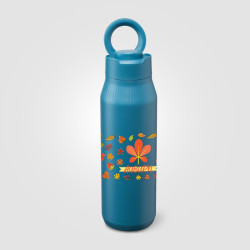 Gourde en acier inoxydable personnalisée avec support téléphone 750 ml