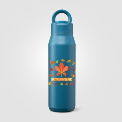 Gourde en acier inoxydable personnalisée avec support téléphone 750 ml