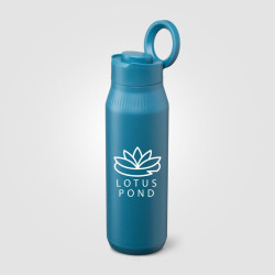 Gourde en acier inoxydable personnalisée avec support téléphone 750 ml