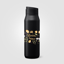 Gourde en acier inoxydable personnalisée avec support téléphone 750 ml