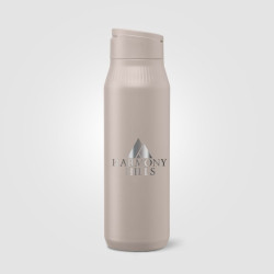 Gourde en acier inoxydable personnalisée avec support téléphone 750 ml
