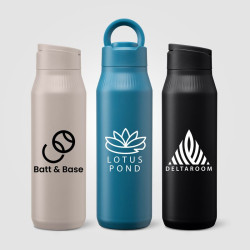 Gourde en acier inoxydable personnalisée avec support téléphone 750 ml
