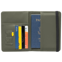 Porte-passeport et compagnon de voyage personnalisé en matière recyclé