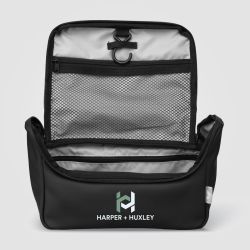 Trousse de toilette publicitaire express recyclée à suspendre