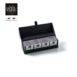 Coffret de 20Napolitain 4 gr chocolat noir 71 % Bio personnalisable Fabriqué en France
