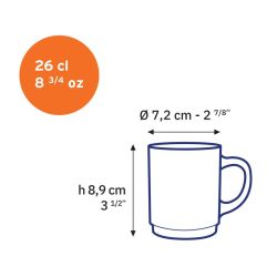 Mug personnalisé Duralex® fabriqué en France Express Versailles