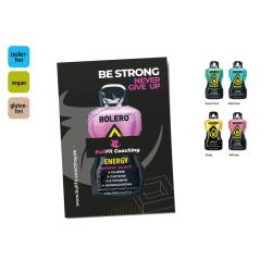 Boisson énergisante personnalisée avec carte Bolero