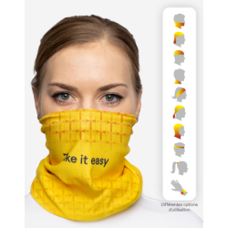 Tour de cou foulard personnalisé multifonction bandana rafraîchissant fabriqué en Europe