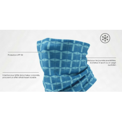 Tour de cou foulard personnalisé multifonction bandana rafraîchissant fabriqué en Europe
