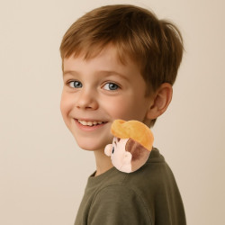 Peluche personnalisée épaule aimantée sur mesure