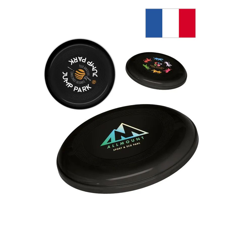 Frisbee personnalisable en matière recyclée fabriqué en France