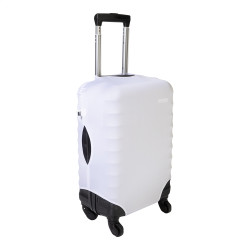 Couvre valise en polyester personnalisable sur mesure 34 x 52 x 24 cm fabriqué en Europe