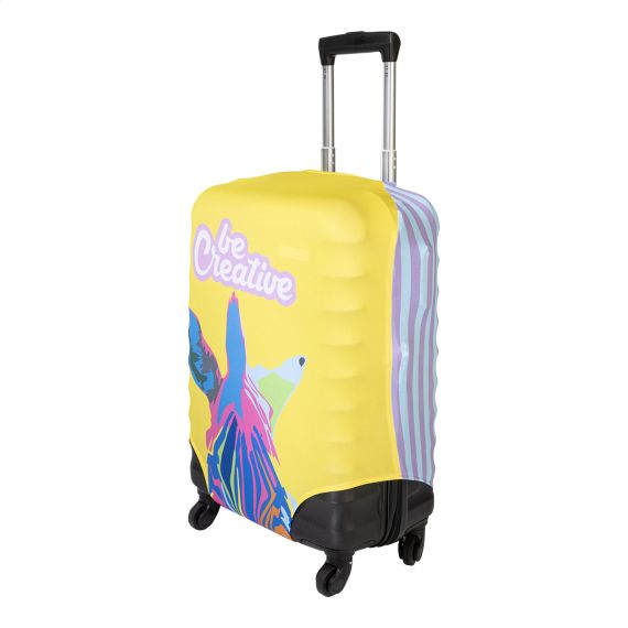 Couvre valise en polyester personnalisable sur mesure 42 x 62 x 26 cm fabriqué en Europe