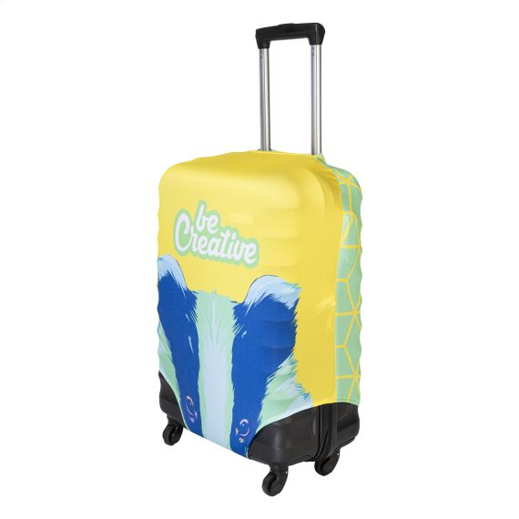 Couvre valise en polyester personnalisable sur mesure 50x70x30 cm fabriqué en Europe