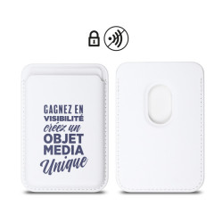 Porte-carte personnalisé anti RFID magnétique