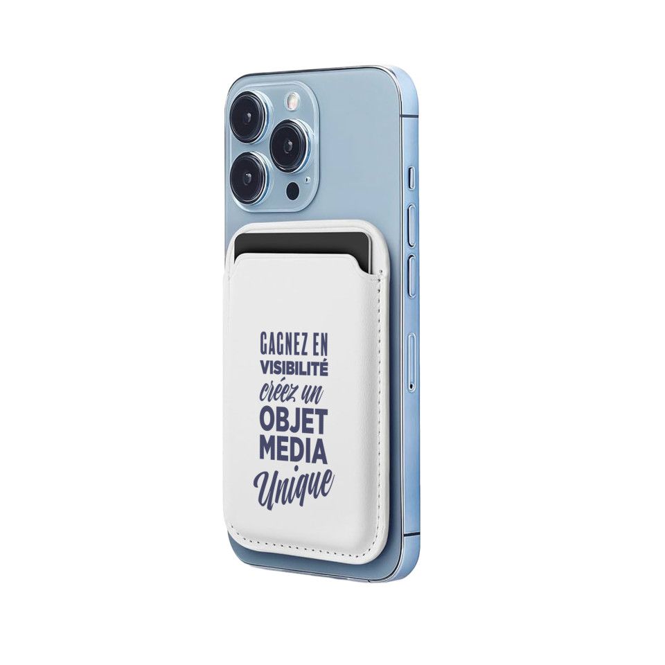 Porte-carte personnalisé anti RFID magnétique