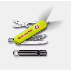 Couteau Suisse personnalisé Signature Lite emergency tool avec sifflet 58 mm