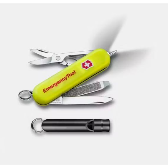 Couteau Suisse personnalisé Signature Lite emergency tool avec sifflet 58 mm