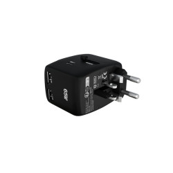 Adaptateur de voyage personnalisé international 65W + câble