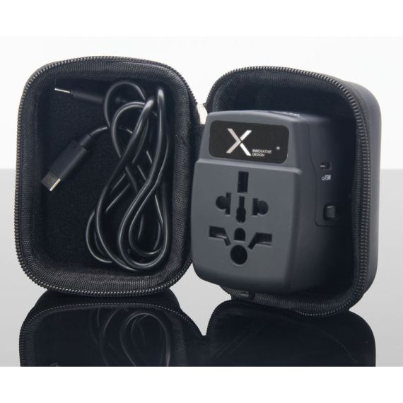 Adaptateur de voyage personnalisé international 65W + câble