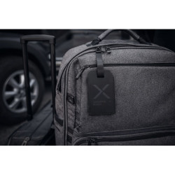 Porte-étiquettte de voyage personnalisé SmarTag cuir upcyclé fabriqué en France