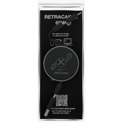 Câble personnalisé rétractable 4-en-1 65 W SCX Design