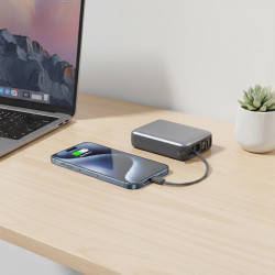 Batterie de secours personnalisée 20 000mAh cablée 22.5W Akashi