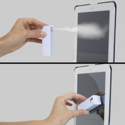 Vaporisateur publicitaire nettoyant pour écran