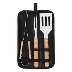 Set publicitaire de 3 accessoires pour barbecue