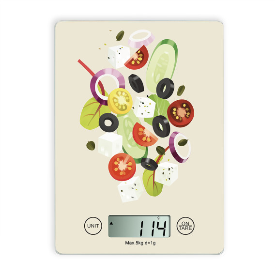 Balance publicitaire de cuisine électronique rechargeable