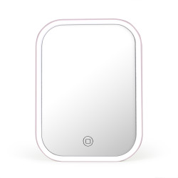 Miroir publicitaire de maquillage lumineux