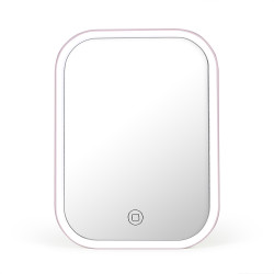 Miroir publicitaire de maquillage lumineux