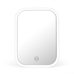 Miroir publicitaire de maquillage lumineux