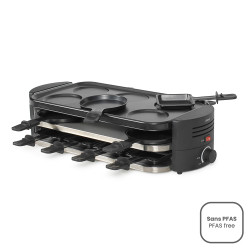 Appareil publicitaire à raclette, pizzas et crêpes 8 personnes