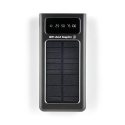 Batterie publicitaire externe solaire 10 000 mAh