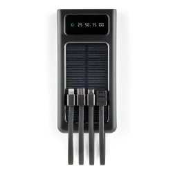 Batterie publicitaire externe solaire 10 000 mAh