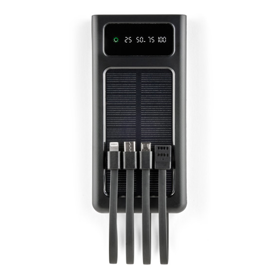 Batterie publicitaire externe solaire 10 000 mAh
