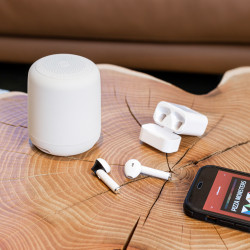 Ecouteurs publicitaires compatibles Bluetooth®