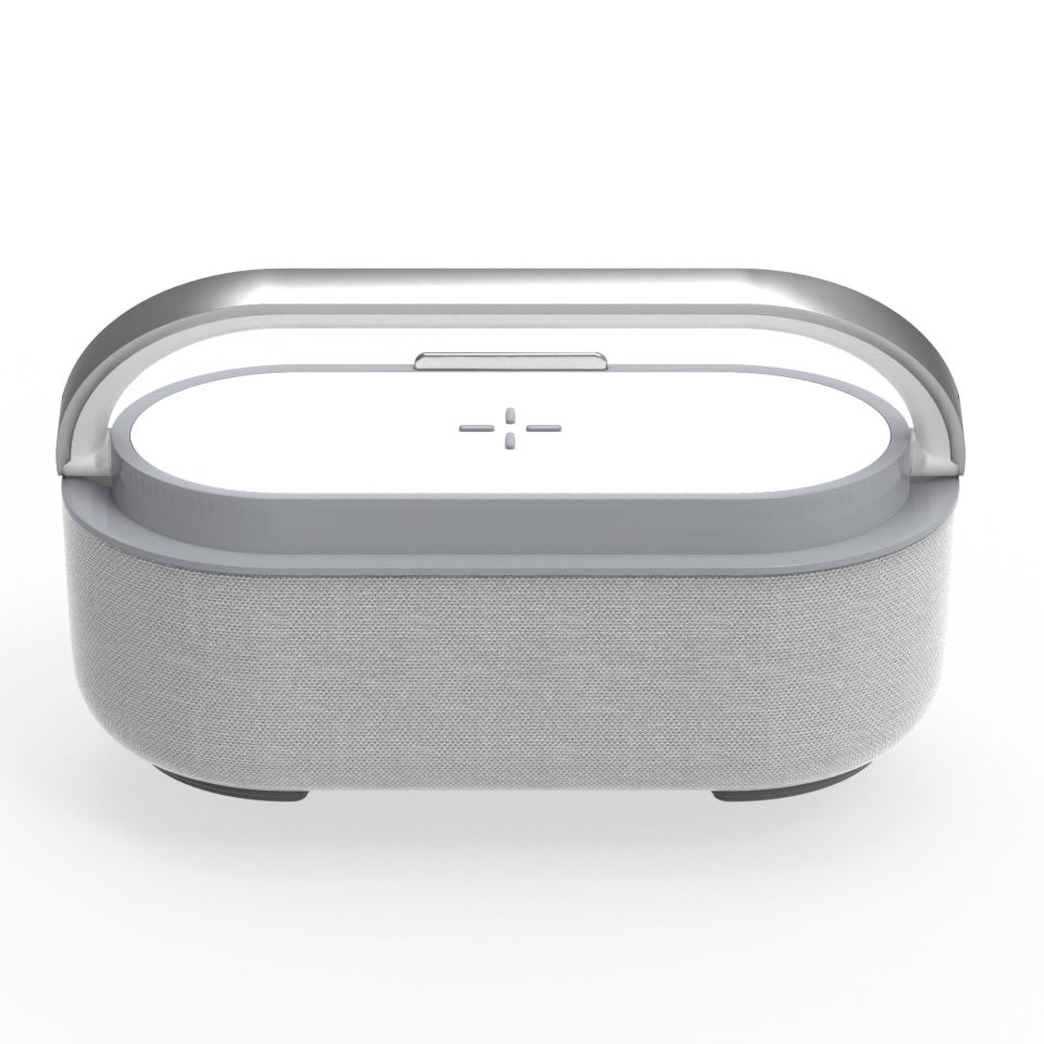 Enceinte publicitaire LED chargeur induction rapide