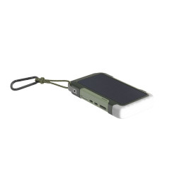 Batterie externe solaire publicitaire Pocket -avec lampe torche - 16 000 mAh SOLARGO