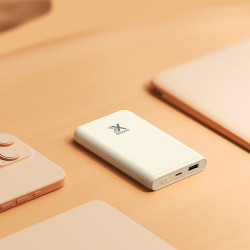 Batterie externe publicitaire en ABS recyclé 5000 mAh POWERECO