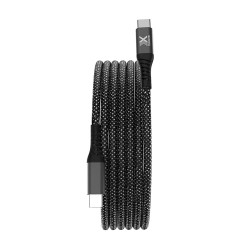 Câble Type-C publicitaire magnétique PD 100W Flex en matériaux recyclés POWERECO