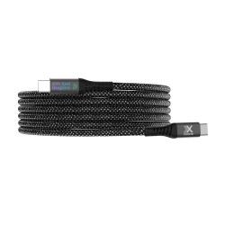 Câble Type-C publicitaire magnétique PD 100W Flex en matériaux recyclés POWERECO